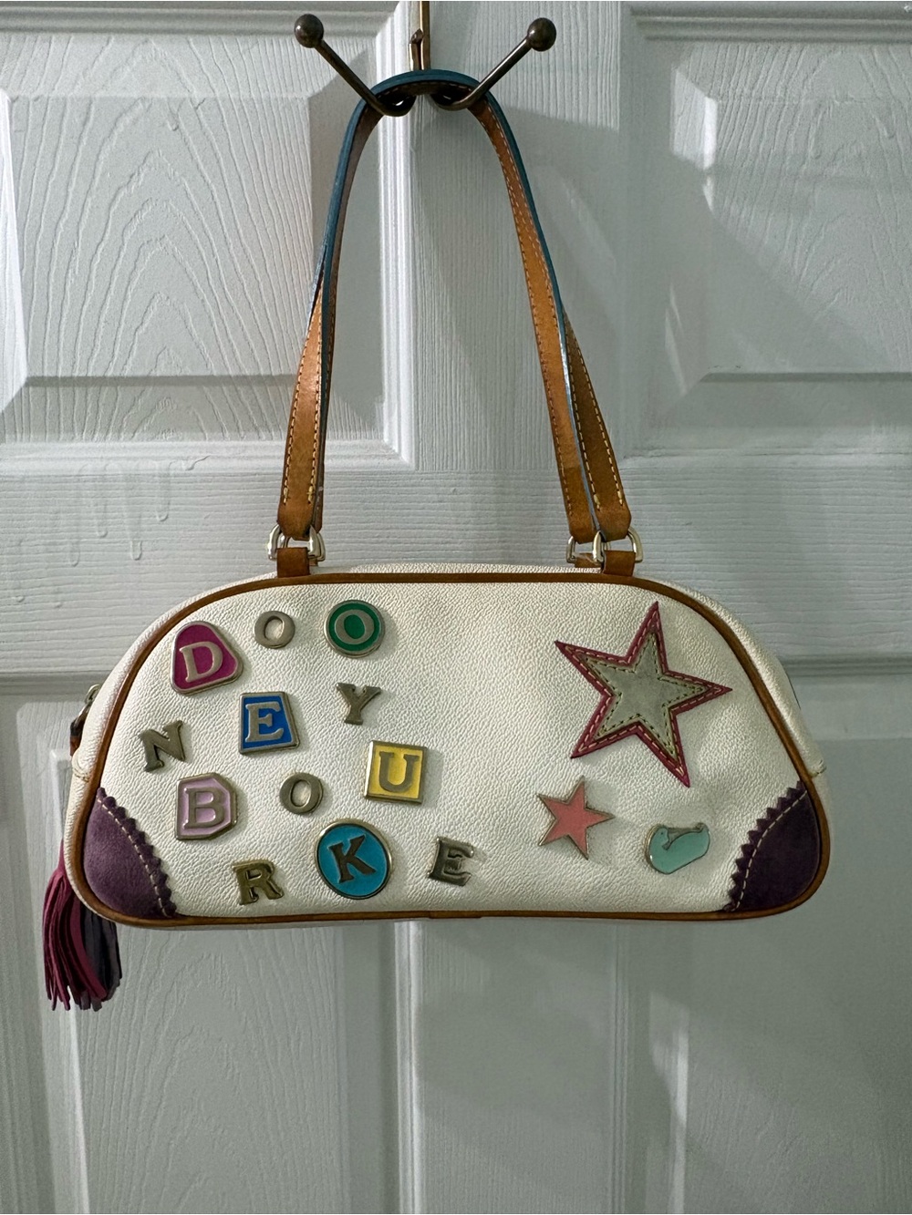 Rare - Vintage - Dooney & Bourke Lindsay Lohan #5 Rainbow It Bag